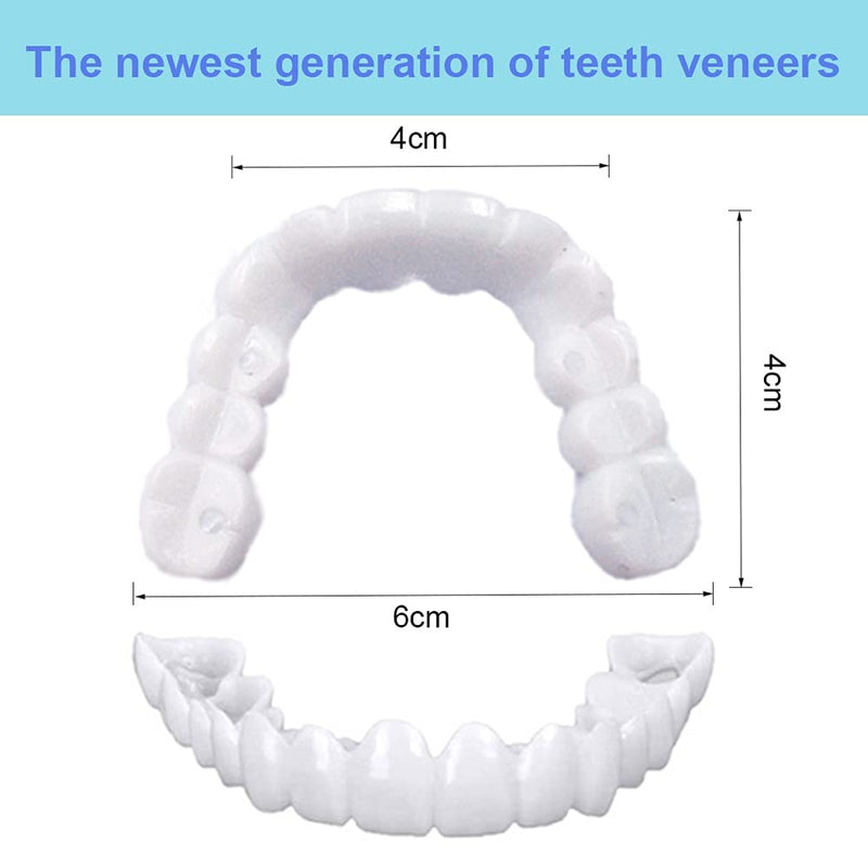 Brige Smile Teeth Denture - Temporary False Teeth to Improve Your Smile