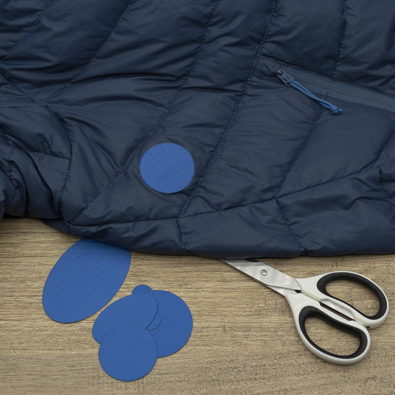 Repair Patches (30+ Colours) for Puffer Jackets, Tents, Upholstery - Stick On, Waterproof, Tear-Cold-Heat-Resistant