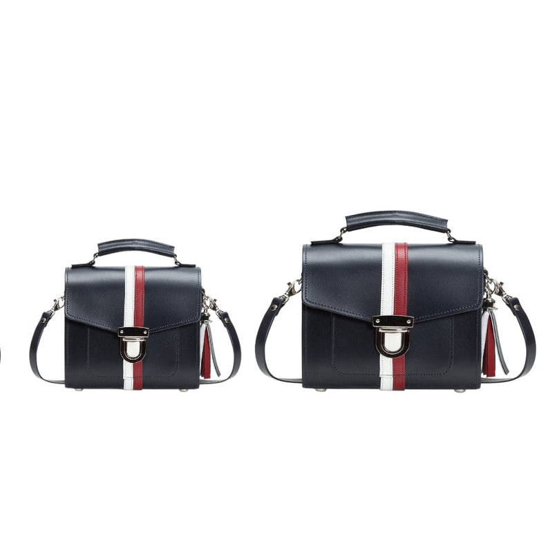 Handmade Leather Sugarcube Handbag - British Edit