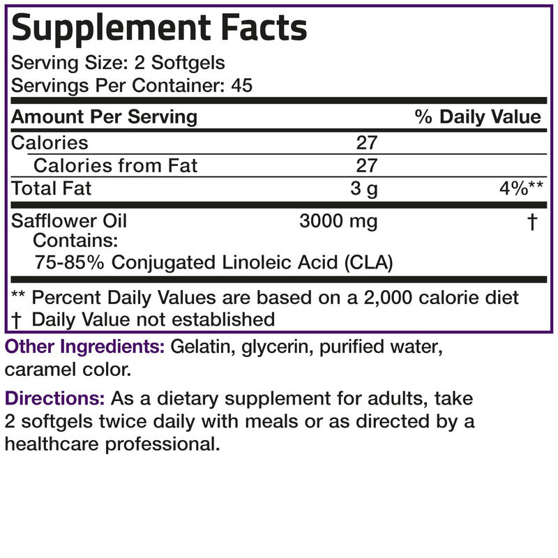 Bronson CLA 3000 – Extra High Potency, 90 Softgels