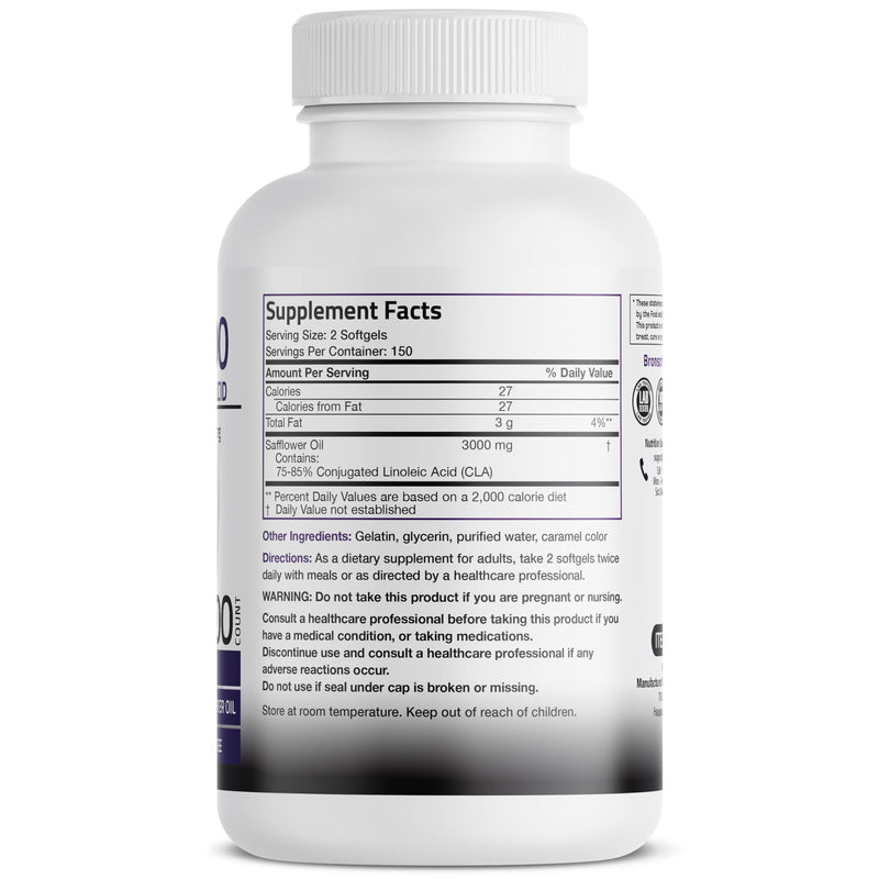 Bronson CLA 3000 Extra High Potency – 2250 mg CLA per Serving