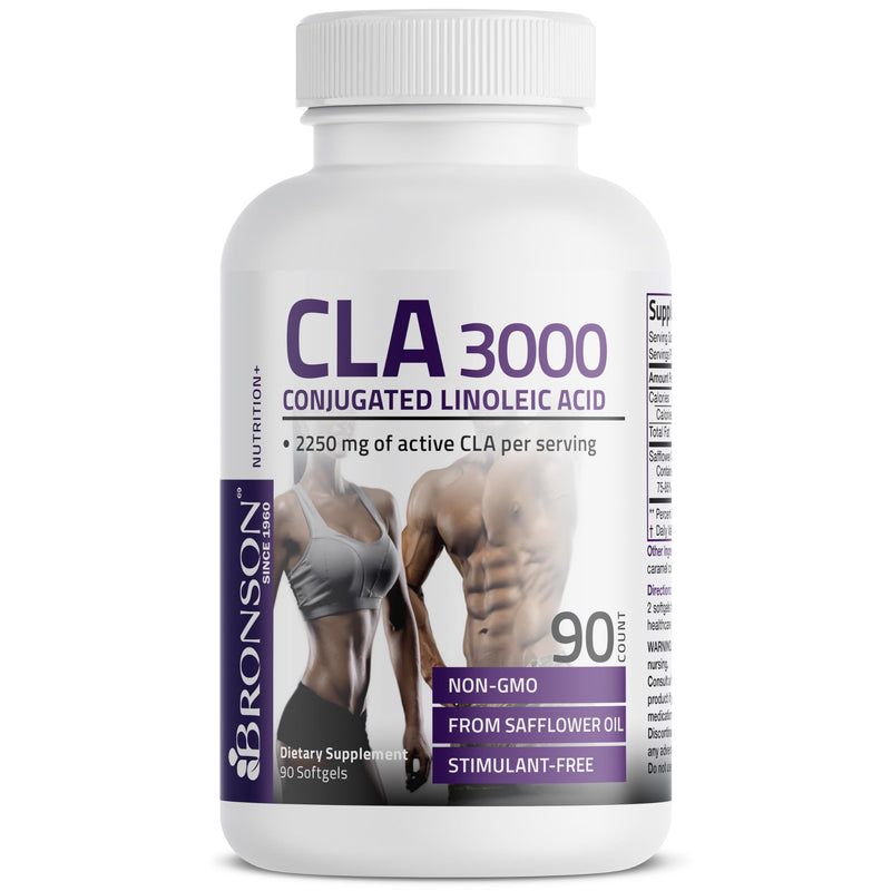 Bronson CLA 3000 – Extra High Potency, 90 Softgels