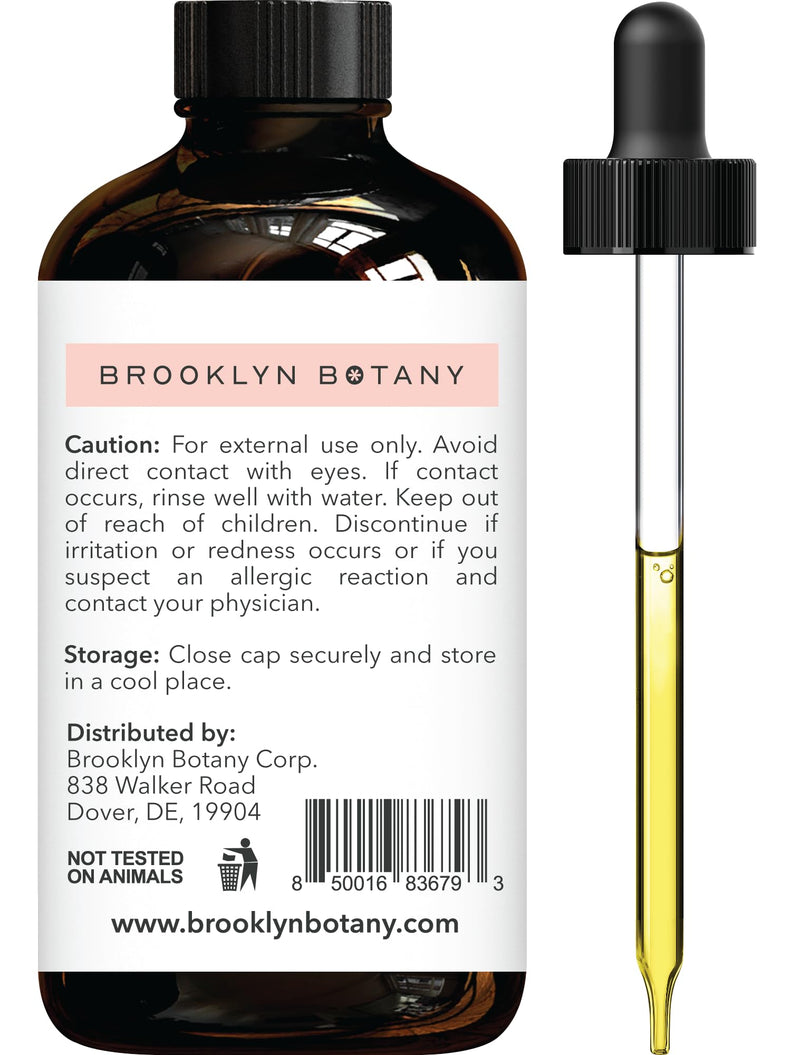 Brooklyn Botany Lemon Essential Oil - 4 oz - 100% Pure & Natural | Premium Grade with Dropper