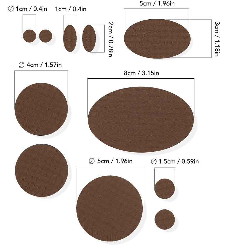 Repair Patches (30+ Colours) for Puffer Jackets, Tents, Upholstery - Stick On, Waterproof, Tear-Cold-Heat-Resistant