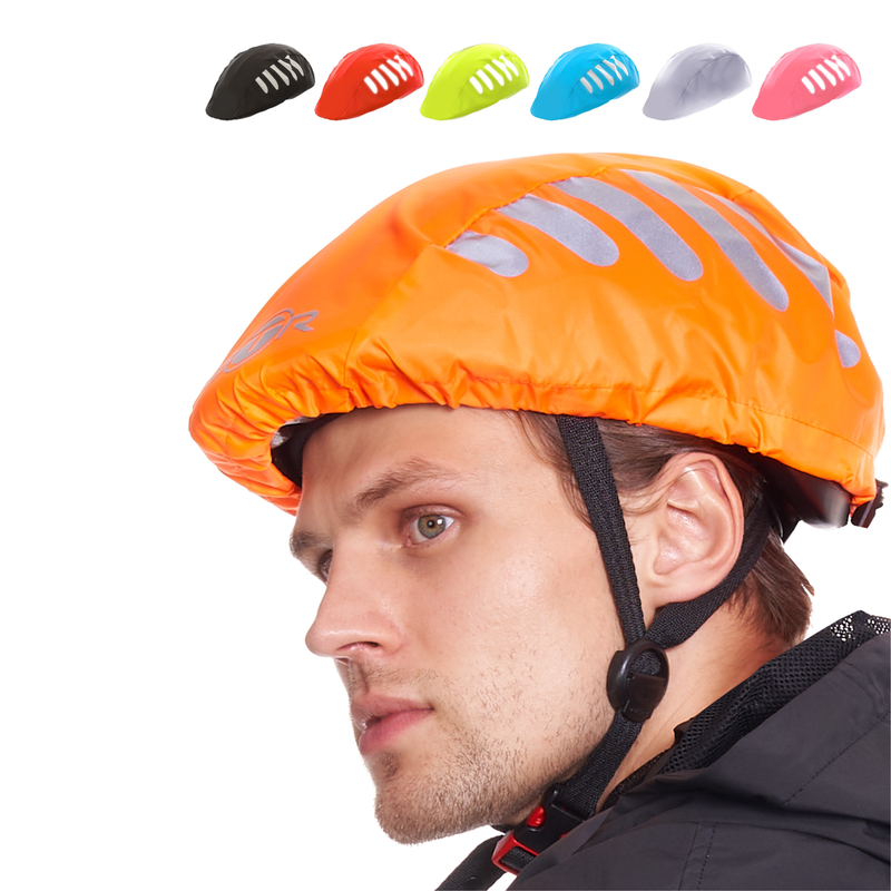 BTR Waterproof Hi Vis Cycling Helmet Cover