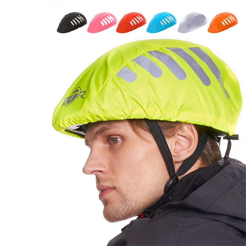 BTR Waterproof Hi Vis Cycling Helmet Cover