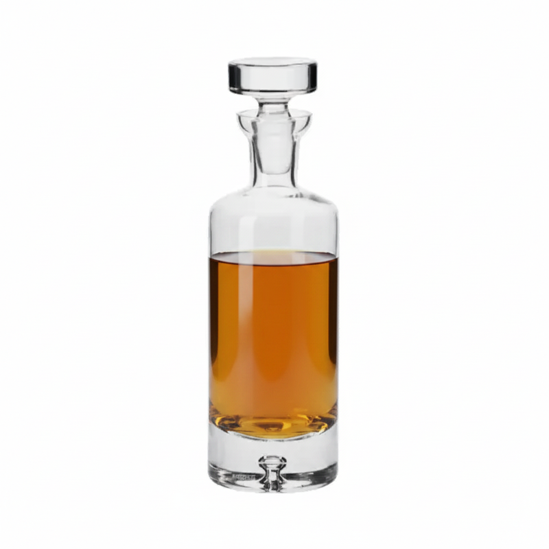 Krosno Handmade Bubble Base Decanter - 0.75L