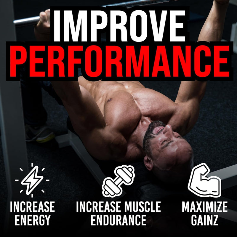 Bucked Up Grape Apple Creatine Monohydrate - 5g/Serving, 50 Servings, 250g - Made in USA