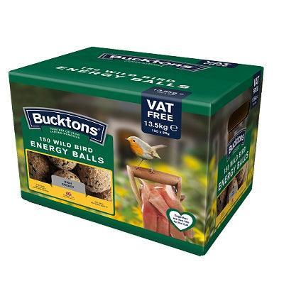Bucktons Energy Balls VAT Free - Case of 150
