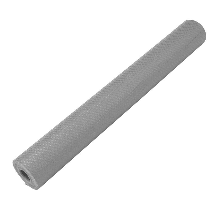 Bulk Roll - 45Cm x 500Cm Non-Slip Grey Waterproof Drawer Shelf Liner Mat UK - InStock