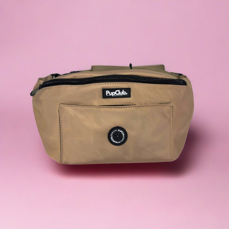 PupClub Dog Walking Bum Bag - Tan