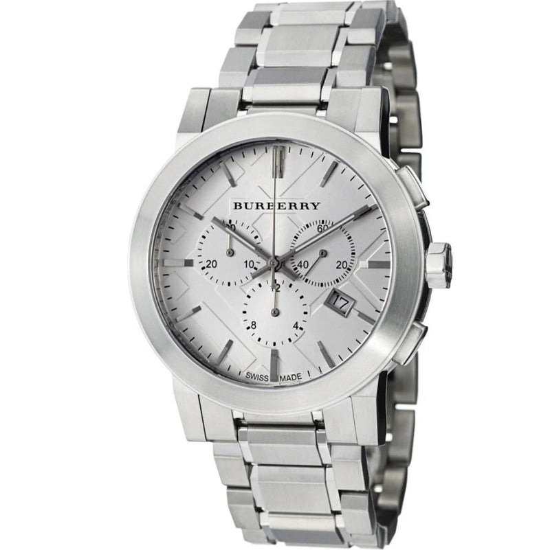 Burberry BU9350 The City Men's Silver Chronograph Watch