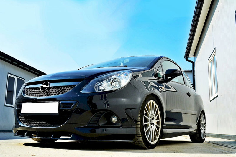Maxton Design - FRONT SPLITTER OPEL CORSA D NURBURG (FOR OPC / VXR BUMPER)