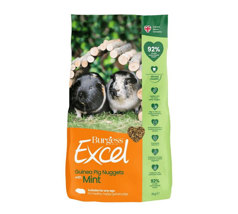 Burgess Excel Guinea Pig Nuggets 3kg
