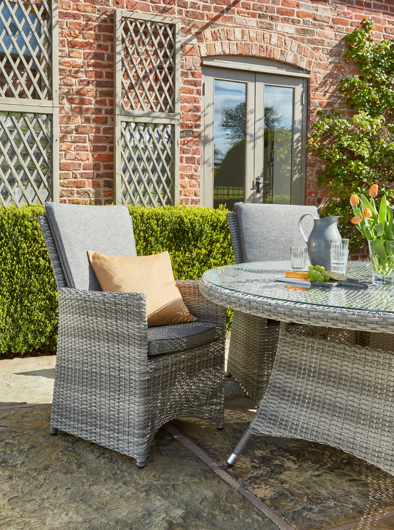 Burnham XL Two Seat Bistro Set with Reclining Chairs