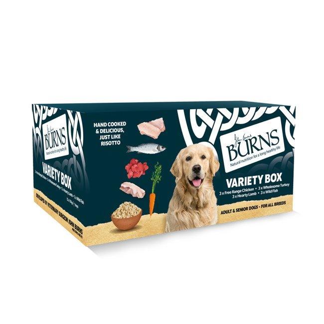 Burns Dog Trays Variety Box 12x150g
