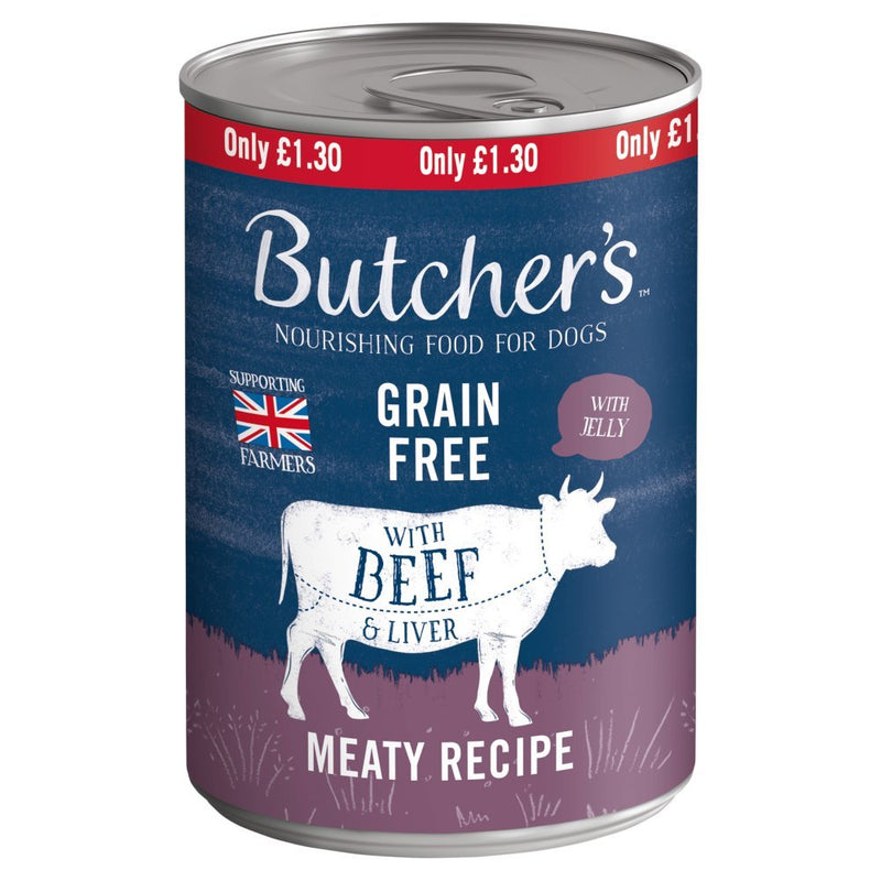 Butcher's Beef & Liver Dog Food 400g (Case of 12)