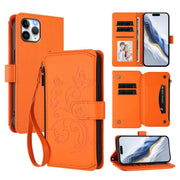 Butterfly Love Flower Multi-card Zipper Wallet Leather Phone Case, For iPhone 11 Pro Max, For iPhone 11, For iPhone 11 Pro - InStock