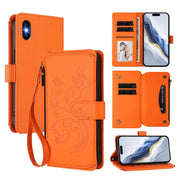 Butterfly Love Flower Multi-card Zipper Wallet Leather Phone Case, For iPhone X / XS, For iPhone XR, For iPhone XS Max - InStock