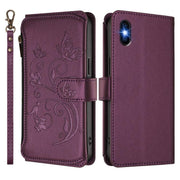 Butterfly Love Flower Multi-card Zipper Wallet Leather Phone Case, For iPhone X / XS, For iPhone XR, For iPhone XS Max - InStock