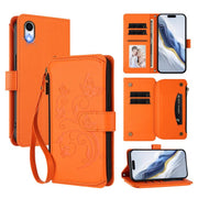 Butterfly Love Flower Multi-card Zipper Wallet Leather Phone Case, For iPhone X / XS, For iPhone XR, For iPhone XS Max - InStock