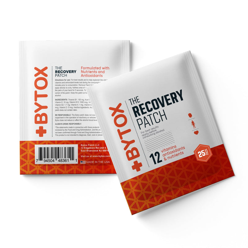 Bytox Recovery Patch 25 Pack – Pre-Night Out Vitamins & Antioxidants