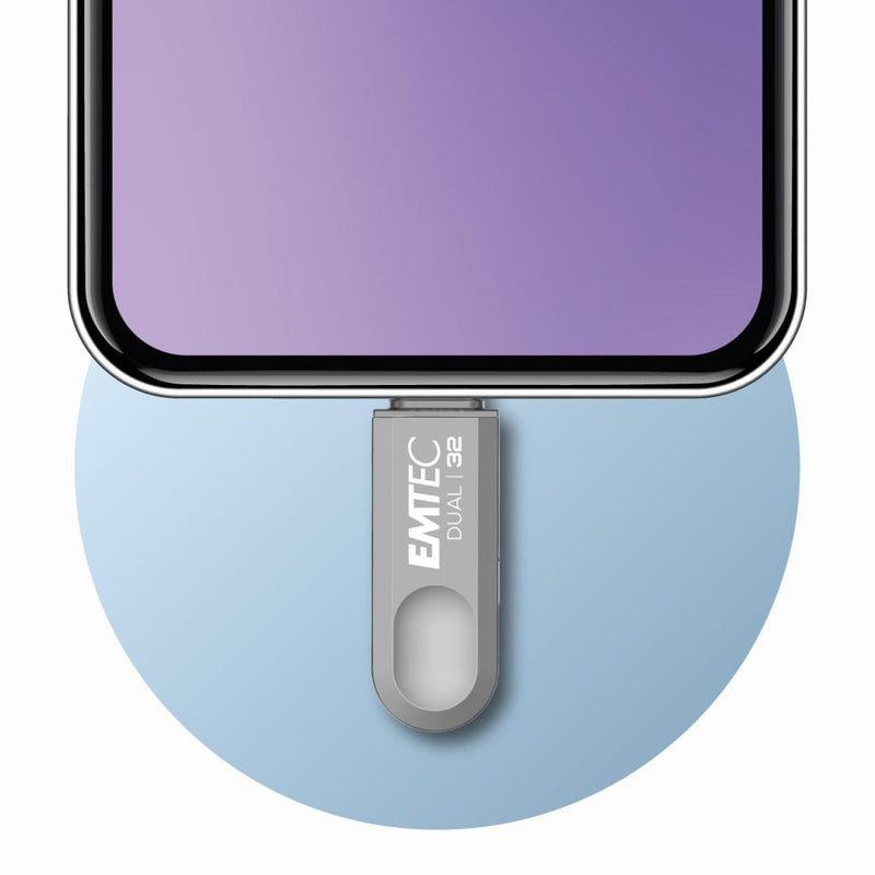 EMTEC 32GB Dual USB-A 3.2 / USB-C D280 Flash Drive