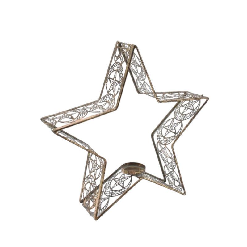 37CM METAL CANDLE HOLDER