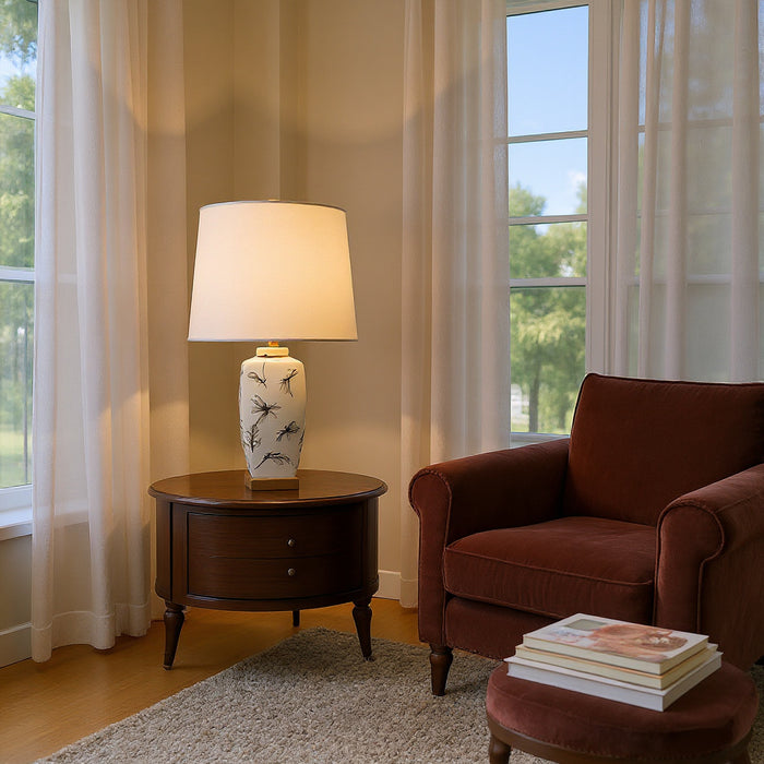 43CM CERAMIC TABLE LAMP