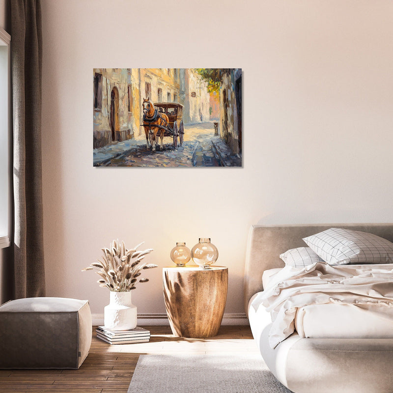 Cobblestone Carriage Canvas