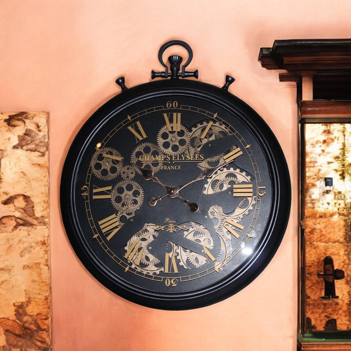 61.5CM WALL CLOCK - Champ Elysees design