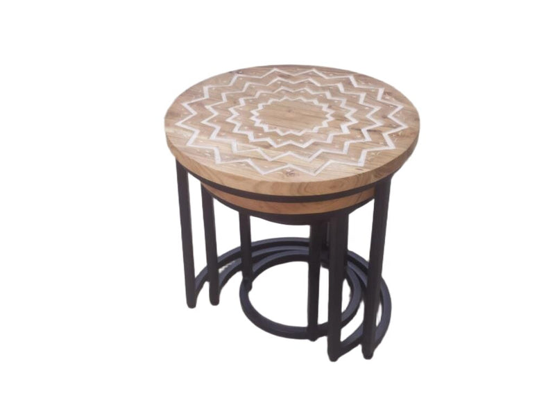 45/38/28CM SET OF 3 NEST OF TABLES