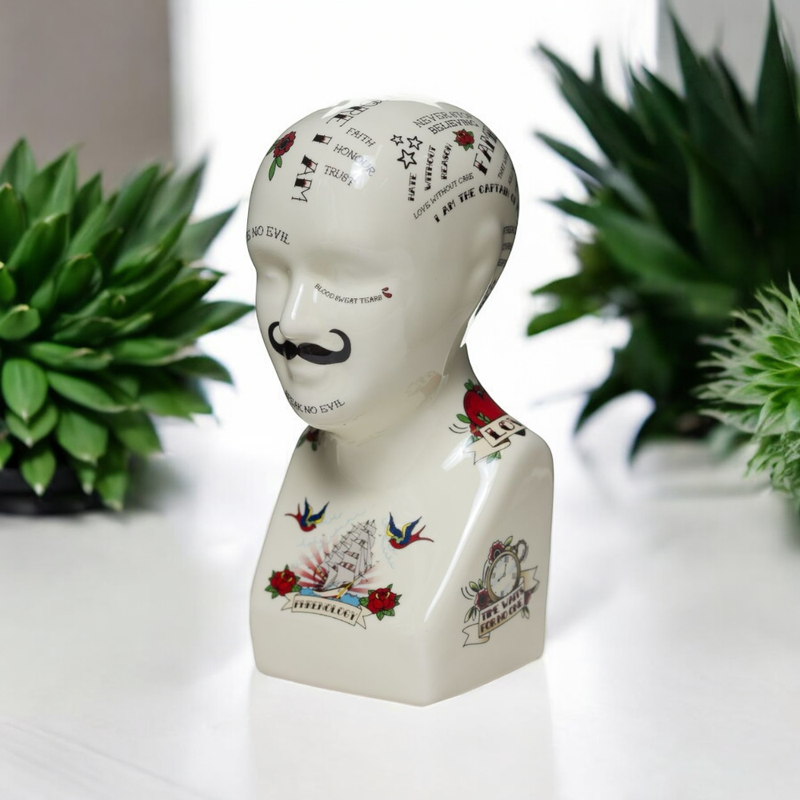 6" PHRENOLOGY HEAD