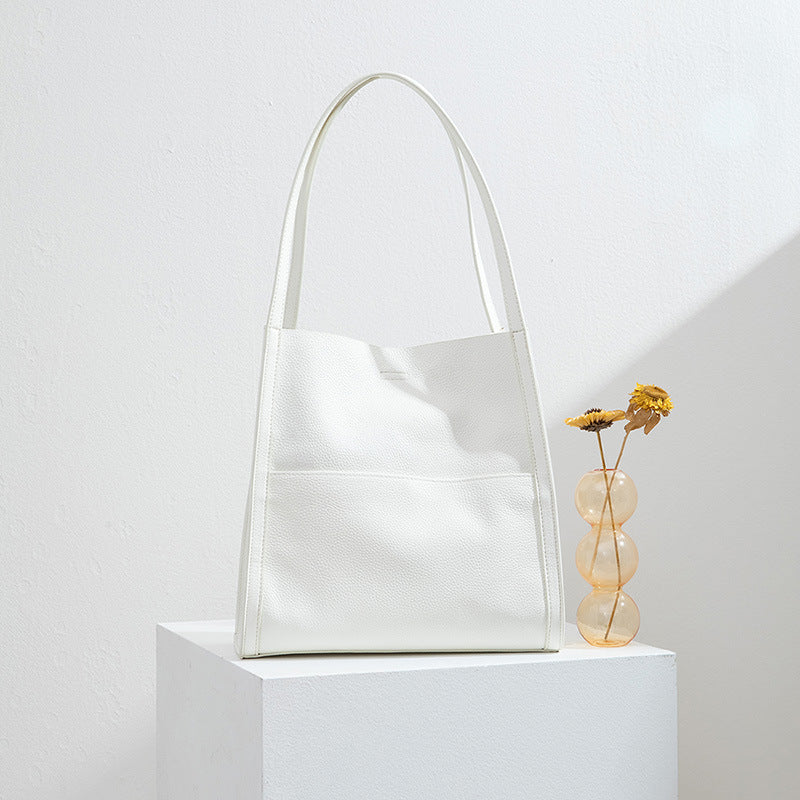 Cowhide Tote Large Capacity Shoulder Bag