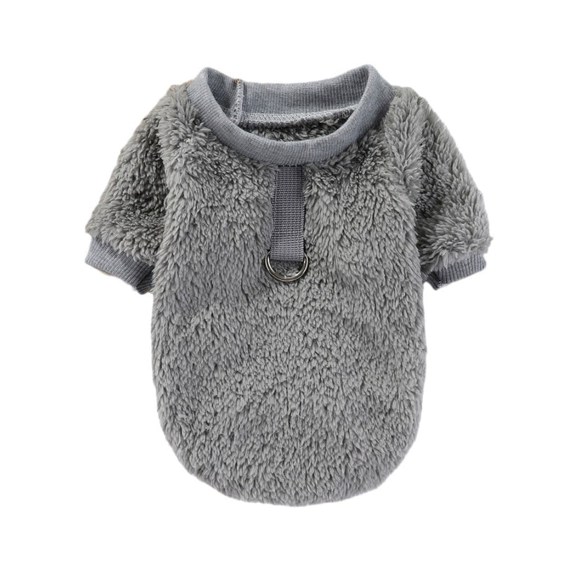 Pet Warm Thickened Double-sided Fleece Two-legged Clothes
