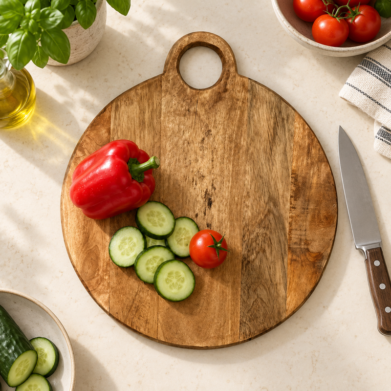 Large Bamboo Chopping & Cheese Serving Board