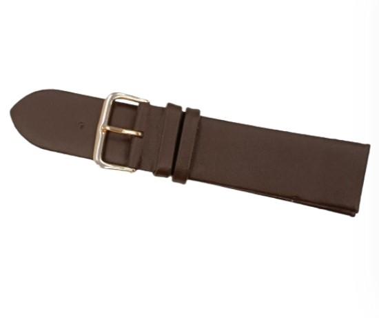 Genuine Dark Brown Leather Watch Straps size 22mm