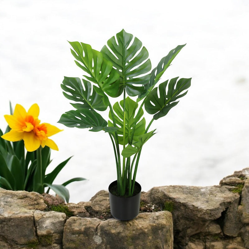 90CM ARTIFICIAL MONSTERA BONSAI TREE