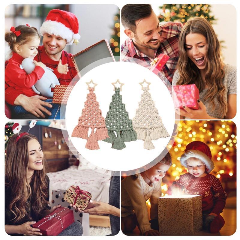 DIY Christmas Gift Handwoven Material Bag