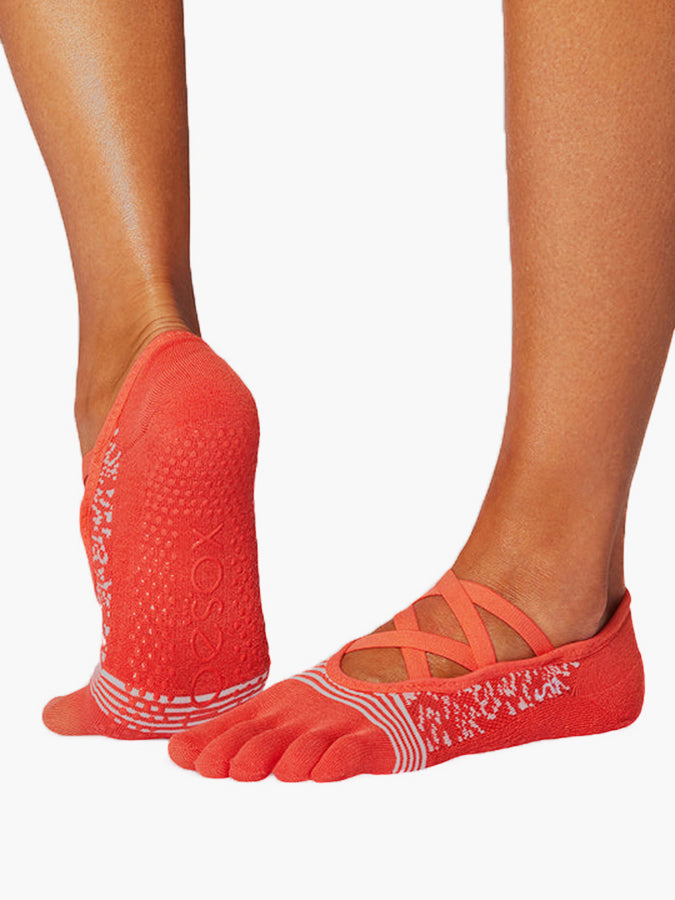 ToeSox Elle Tec Full Toe Grip Socks