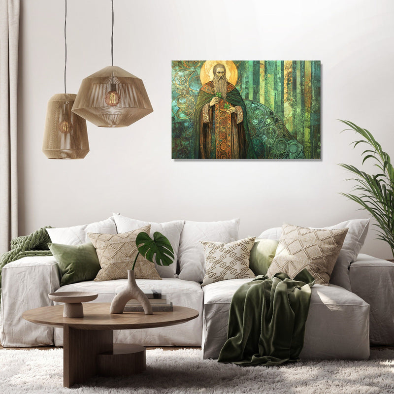 Saint Patrick’s Shamrock Canvas