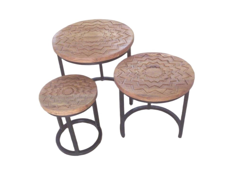 45/38/28CM SET OF 3 NEST OF TABLES