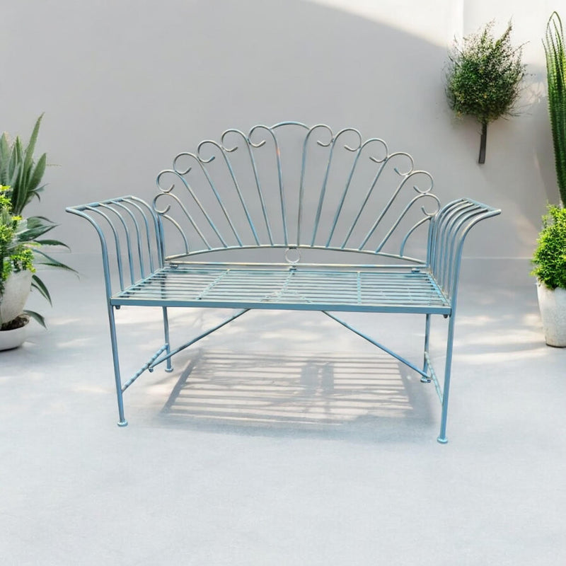 Garden Bench - Metal - L46 x W98 x H127 cm