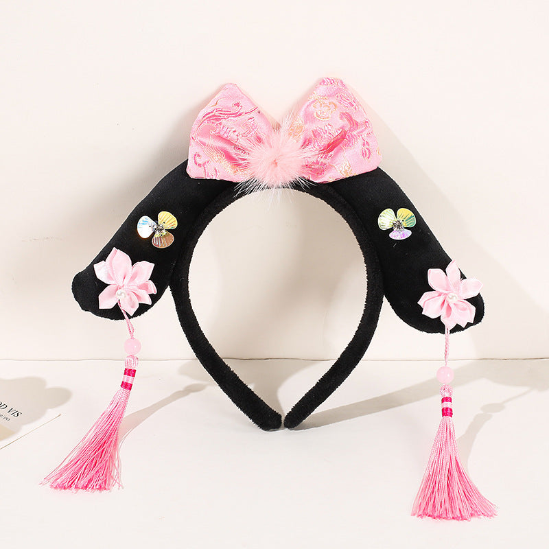 Chinese-Style Princess Tassel Headband