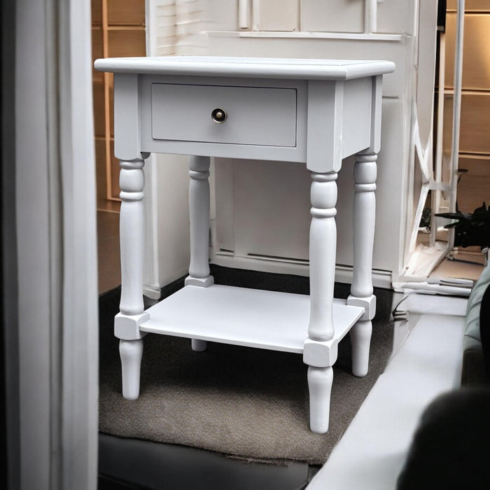 65CM 1 DRAWER SIDE TABLE