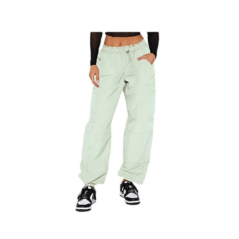 Multi-bag Straight Cargo Casual Pants