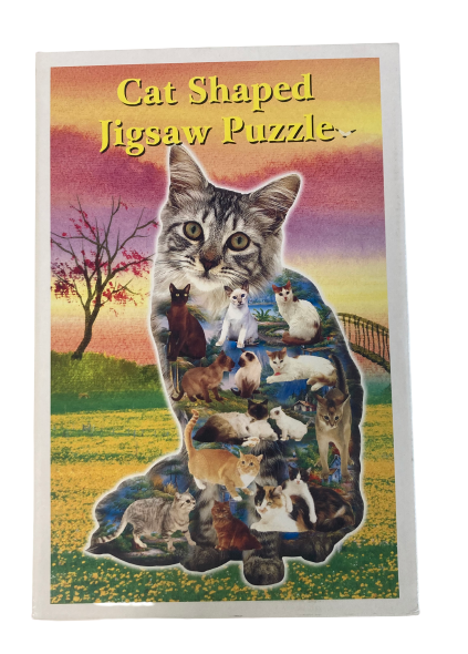 Cat Shape Jigsaw Puzzle