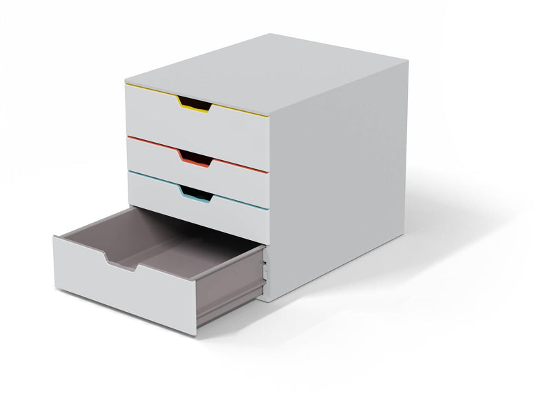 Durable VARICOLOR MIX Desktop Organiser 4 Drawer Colour Coded Storage | A4+