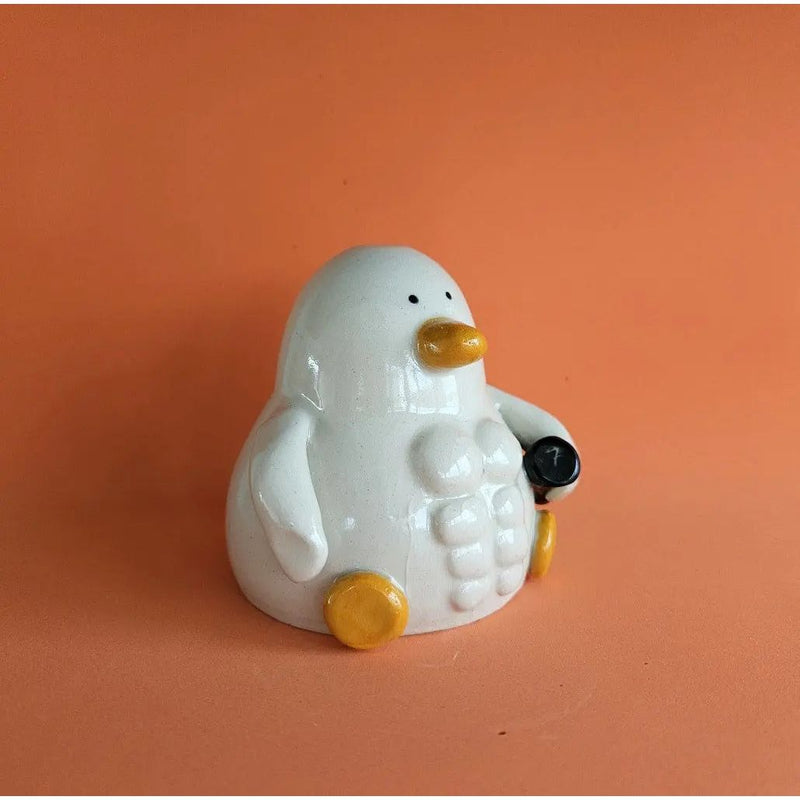 Russell with the Muscle (Gym Duck)