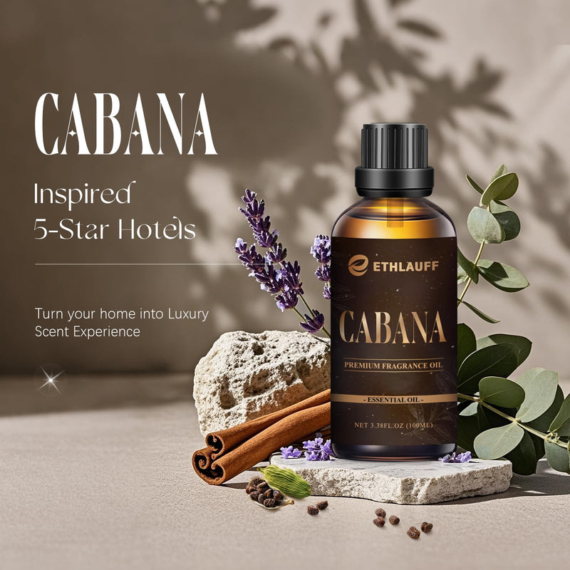 Cabana Hotel Diffuser Oil – Luxury Aromatherapy Fragrance for Diffusers | 100ml